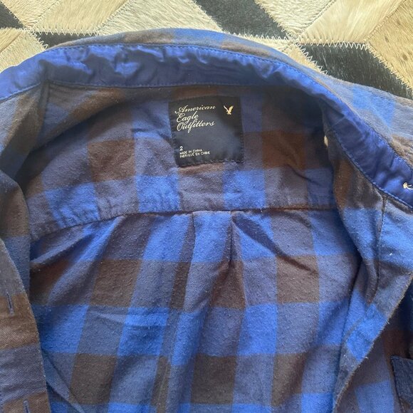 2/$20 American Eagle PL Plaid Shirt - Picture 5 of 6